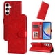 thumbnail image 4 of Funda tipo cartera FOXDOCK para Samsung Galaxy A35 , diseño girasol en relieve, cuero PU, cierre magnético, soporte y tarjetero, 4 of 5