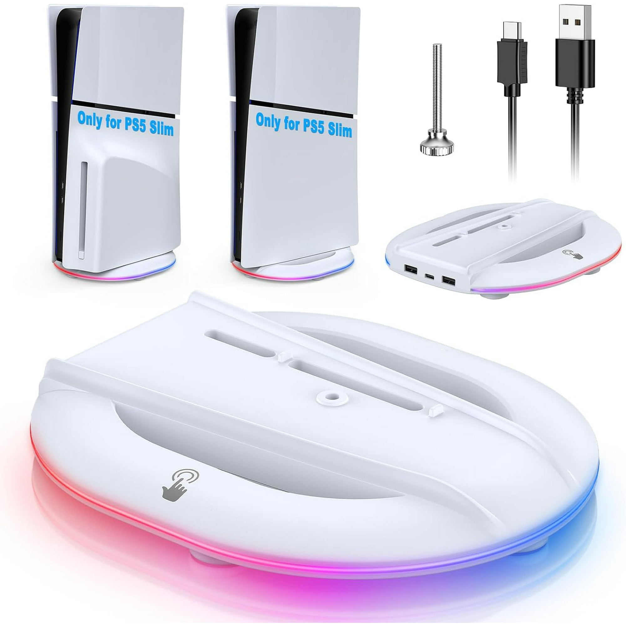 Soporte Vertical Aaronmei Ps5 Slim Blanco