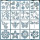 thumbnail image 1 of Set de Stencils Zonon de 16 Piezas, 16 × 16 cm, Reutilizables para Pintura, 1 of 3