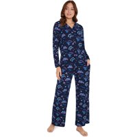 Conjunto De Pijama Disney Stitch Para Mujer Con Parte Superior Suave Y Pantalones De Pijama, Color A