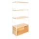 thumbnail image 2 of Repisa O Librero Bruno 4R Con Gabinete, 2 of 3