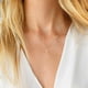 thumbnail image 4 of Collar MONOZO Cruz Bañada en Oro de 41+5 cm para Mujer, 4 of 7