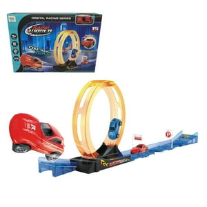 Juguete Pista 15 Piezas 1 Auto Pull Back - Toyng
