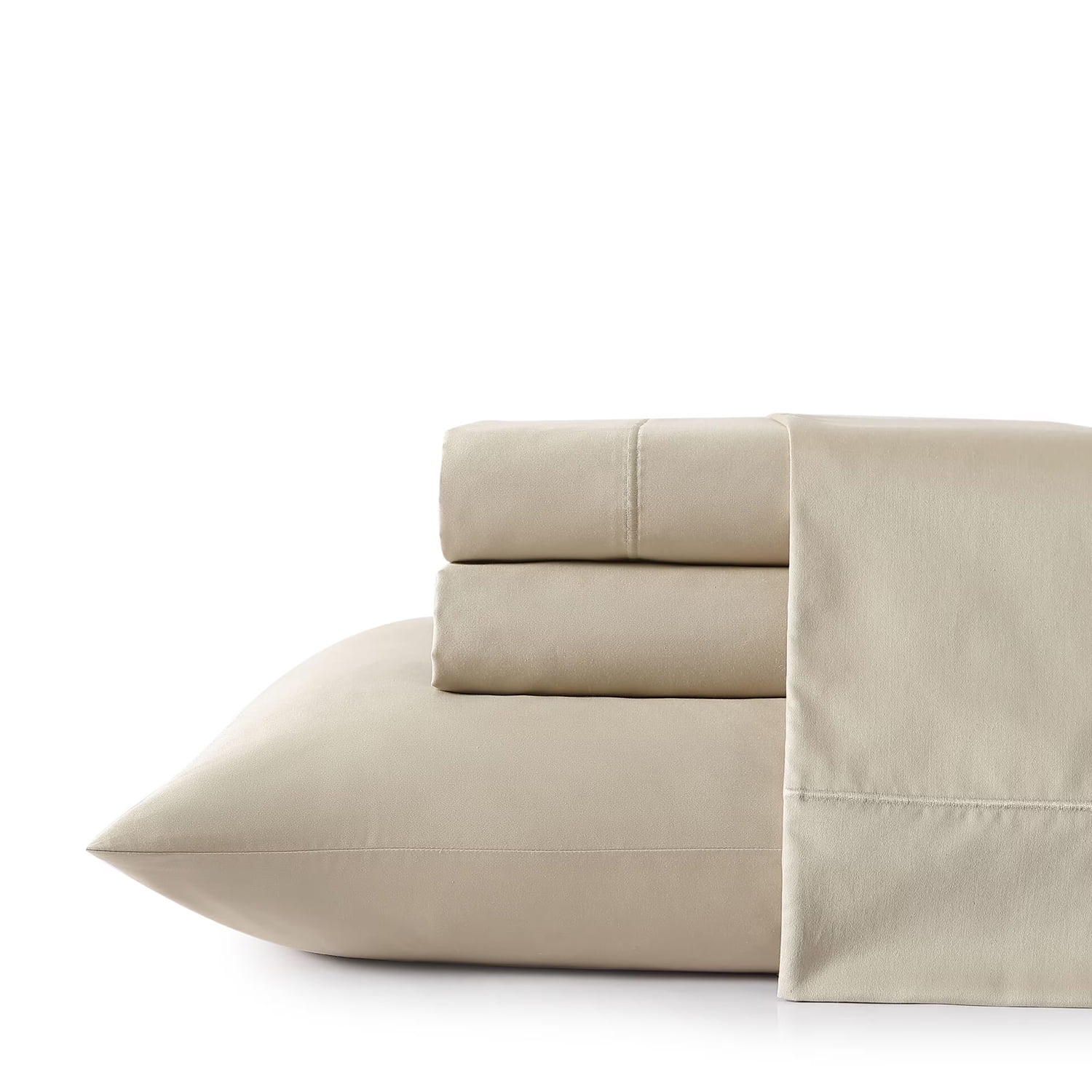 Juego De Sábanas Nautica Home 4 Piezas Microfibra King Beige