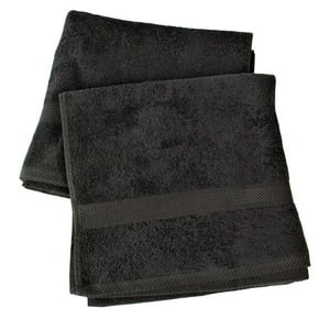 Masel - Set 2 Toallas Florentino 100% Algodon - Negro