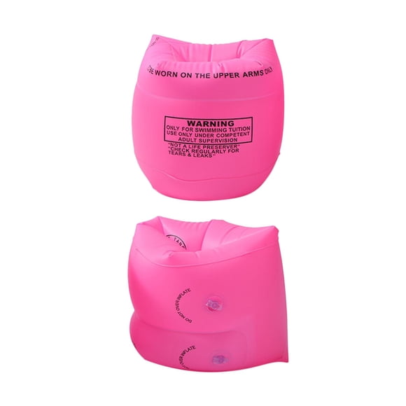 Brazaletes De Natación Inflables Brazaletes De Natación De Piscina De Dibujos Animados Para Niños Niñas Niños Rosa