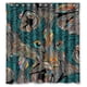 thumbnail image 1 of Cortina de ducha de zorro elegante y bonita, juego de cortina de baño con ganchos, tamaño 66 x 72 pulgadas, 1 of 3