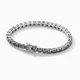 thumbnail image 2 of Pulseras de Tenis de Moissanita Gris de 4 Mm para Mujer Unisex Chapadas en Plata 925 Pulsera de Tenis de Oro Blanco de 18K para Hombre Color D VVS1 Pulsera de Diamante de Moissanita Joyería 16-23 Cm, 2 of 10
