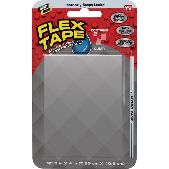 Cinta Adhesiva Flex Tape 8 cm x 10 cm Transparente 1 unidad