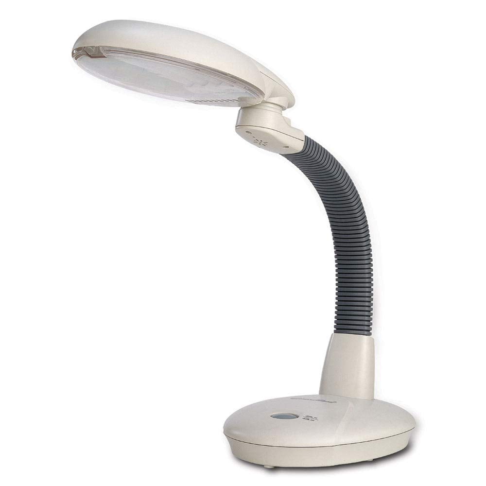 Lámpara De Escritorio Spt Easy Eye De Bajo Consumo Gris Con Bombilla De 27 W