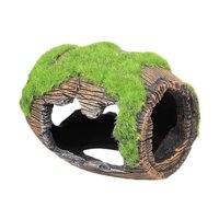 Magideal - Decoraciones De Peceras De Acuario De Barril, Casa Escondite De Acuario, Adornos De Castillo De Acuario De Cueva De Peces, Escondites De Naufragios Grande