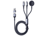 thumbnail image 3 of Cable Cargador 3 en 1 Remax Compatible USB Tipo C y Smartwatch, 3 of 5