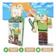 thumbnail image 5 of Minecraft Alex Figura Armable Cartón Kit Original Niños, 5 of 5