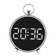thumbnail image 3 of Reloj Despertador Digital Moderno Con Luz Ambiental Para Sala De Estar, Oficina, Mesita De Noche, Color Blanco, 3 of 3