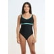 thumbnail image 1 of Traje De Baño Deportivo Con Vivos Verde S, 1 of 3