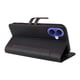 thumbnail image 5 of Premium Wallet Case for iPhone 16 with Card Slots & Kickstand, Flip Cover Black, 5 of 6