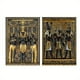 thumbnail image 1 of Retro Black Golden Ancient Egyptian Painting Wall Art Canvas Painting Art, 2pcs, For Living Room Cuadros Decor, No Frame, 15.7*23.6in/40cm*60cm, 1 of 2