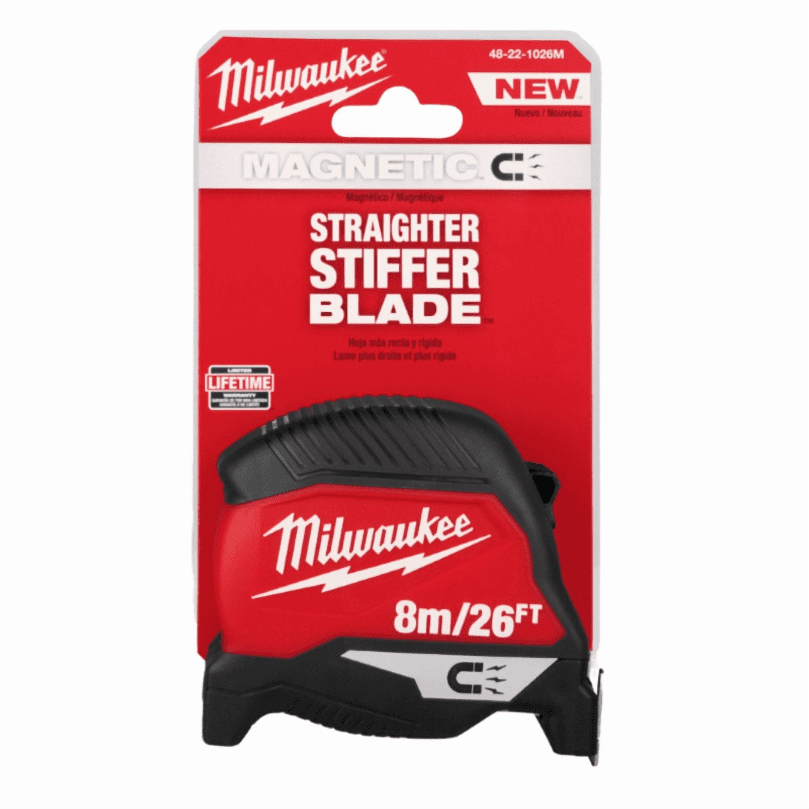 Huincha De Medir Magnentica 8m/26 Pies Milwaukee