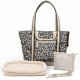 thumbnail image 1 of Juego de transportín Cleverpup Transit Tote - Mediano con estampado de leopardo, 1 of 9