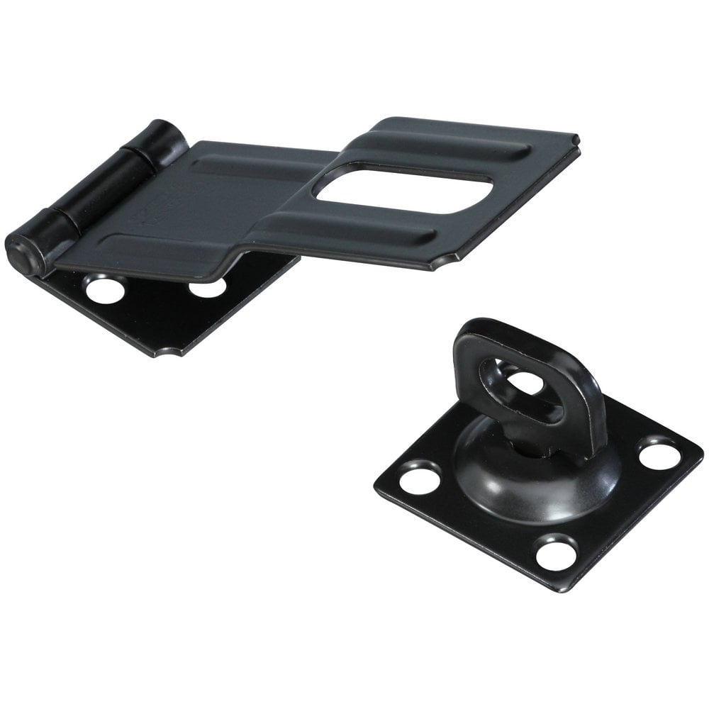 Safety Hasp National Hardware N305-987, 11,5 Cm, Color Negro