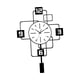 thumbnail image 2 of Reloj De Pared Con Péndulo Oscilante, Movimiento Silencioso, Reloj Colgante Para Dormitorio De Granja, 2 of 5