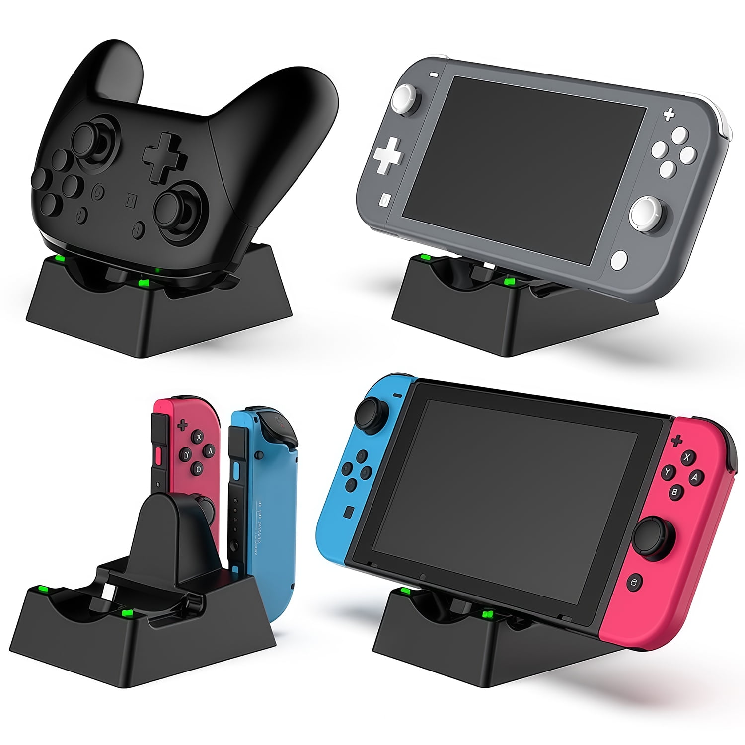 Genérico - Estación De Carga Docking Station Para Consola Nintendo Switch 2/1/oled/lite Controladores L/r Accesorio De Juego Para Carga Rápida