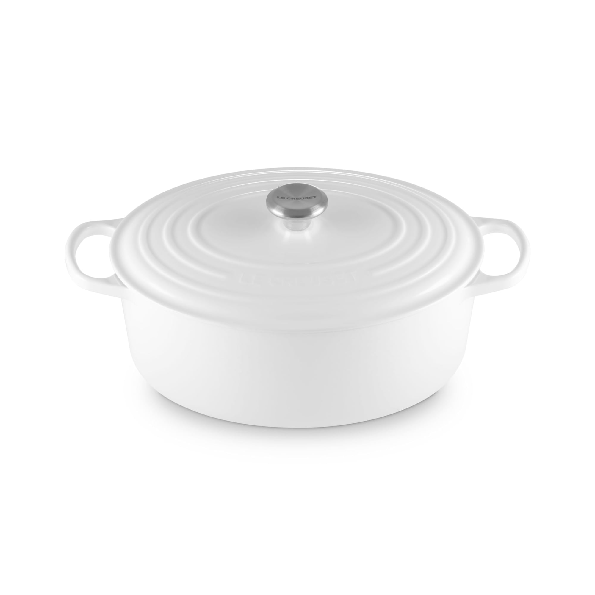 Horno Holandés Le Creuset De Hierro Fundido Esmaltado Signature, 8 Litros, Blanco