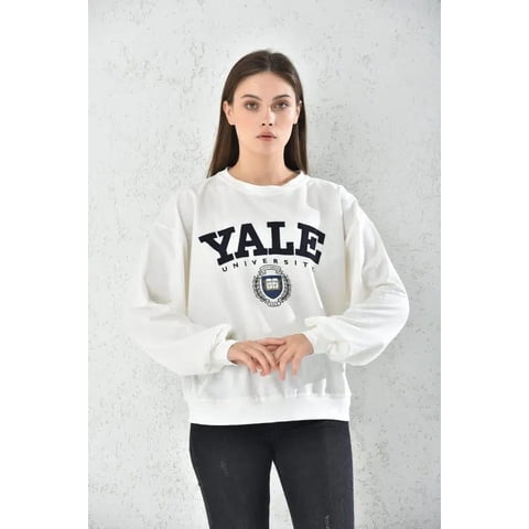 Home Fashion - Poleron Oversize Manga Larga Mujer Blanco Talla Unica