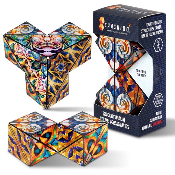 Fidget Cube Shashibo Next Generation XL con la aplicación móvil Atlantis