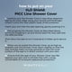 thumbnail image 4 of Funda de ducha Mighty Well H2O Shield PICC Line Reusable Ocean, 4 of 4
