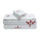 thumbnail image 1 of Sábanas de franela Tribeca Living Cal King, tamaño 170 g/m², color blanco, 1 of 6