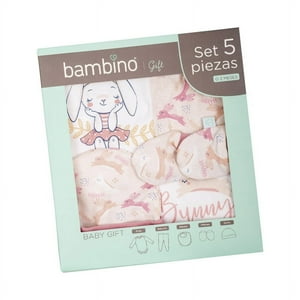 Baby Gift Bambino Set 5 Piezas Blanco Oso Niño