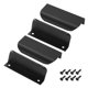 thumbnail image 1 of Uxcell 4 Pcs Tiradores de Dedo para Gabinetes, Tiradores de Borde de Aleación de Aluminio de 3 Pulgadas, Tirador de Dedo Plano Oculto para Cajones de Vestidor, Armario, Negro, 1 of 7