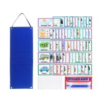 Bothyi - Horario Visual Para Niños Tabla De Rutinas Para La Hora De Acostarse Por La Mañana Para Regalos Navideños