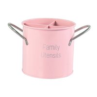 Bothyi - Jaula Para Palillos Nórdica Con Asa, Jaula Portátil Para Vajilla Para Mesa, Cocina, Color Rosa