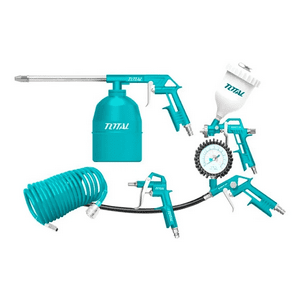 Genérico - Kit Juego Herramientas Neumaticas 5 Piezas Total Tatk053-1 Pantone 322C