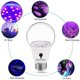 thumbnail image 2 of Bombilla LED Bluex 9W A19 E26 Luz Negra - Paquete de 6, 2 of 7