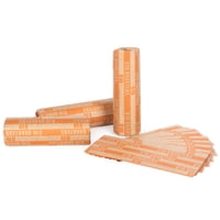 Envoltorios Para Monedas Sumerfnt Para Rollos De 40 Centavos 100 Unidades Kraft