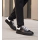 thumbnail image 2 of Zapatilla Alexander de Cuero Natural Nevado OLKI - Negro blanco 44, 2 of 9