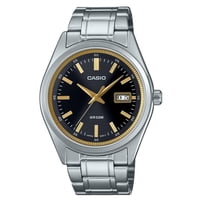 Reloj Casio Standard Analog Stainless Steel Black Dial Quartz Mtp-B180D-1A2V Men'S Watch