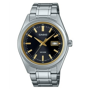 Reloj Casio Standard Analog Stainless Steel Black Dial Quartz Mtp-B180D-1A2V Men'S Watch