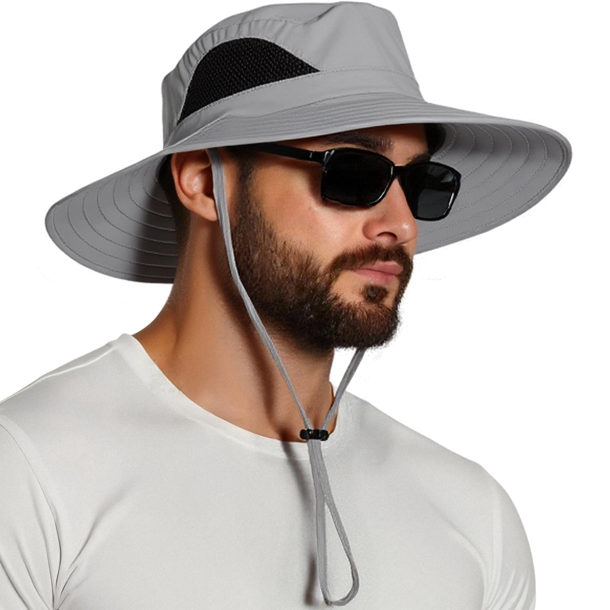 Sombrero Einskey De Ala Ancha Upf 50+, Protección Uv, Impermeable