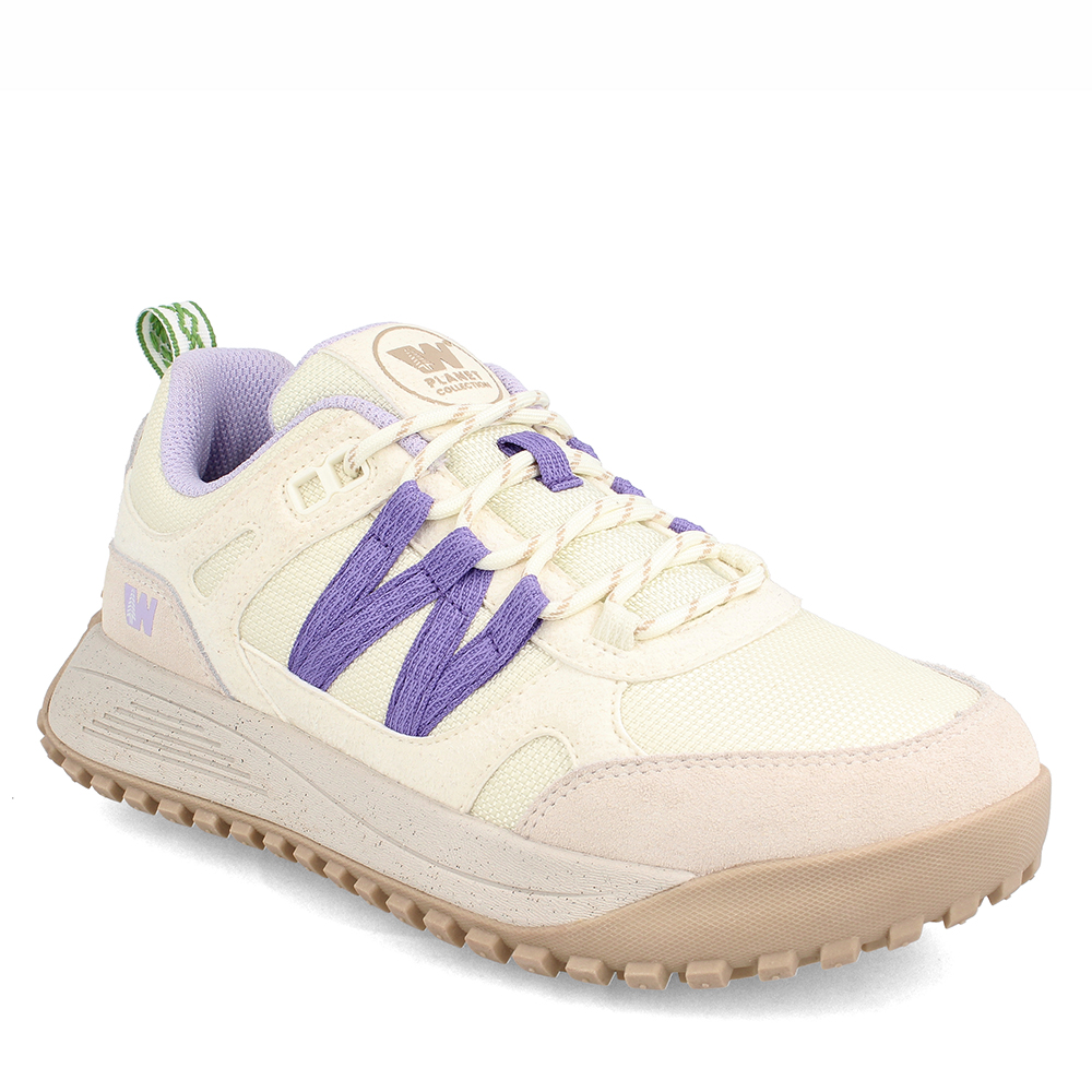 Zapatilla Mujer Weinbrenner Banff Cc Blanco - Morado