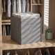 thumbnail image 4 of REGALWOVEN Cubo de Almacenamiento de Tela Plegable, Cesta de Almacenamiento para Estantes de Armario, Cesta de Almacenamiento Gris 12*12*12in, 4 of 7