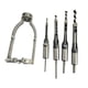 thumbnail image 3 of Adaptador de broca para agujeros cuadrados profesional con 4 taladros carpintería resistente para accesorios de máquina perforadora máquina de mortaja, 3 of 4