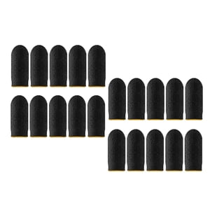 Bothyi - 20 Piezas De Fundas Para Dedos Para Juegos, Funda Transpirable Antisudor Para Juegos Móviles, Color Amarillo