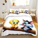 thumbnail image 1 of 3pcs Bedding set Bedding Cushion Cover Tweety Printed Pattern Bedding Set Super Soft And Comfortable Breathable Duvet Cover, 1 of 1