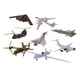 thumbnail image 5 of Modelo de avión, Kits de construcción de adornos para estantes, Kit de rompecabezas de avión planeador de juguete de para niños, niñas, niños, Estilo B, 5 of 5