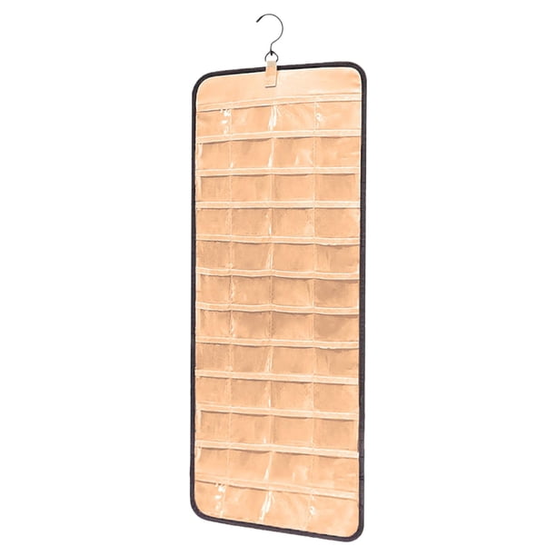 Organizador colgante de joyería, soporte para pendientes de pared, colgador de collares de tela Oxford, soporte para collar para el hogar, dormitorio,