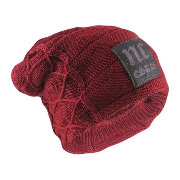 Gorro Invierno Hombre de Lana con Forro Moda Masculina